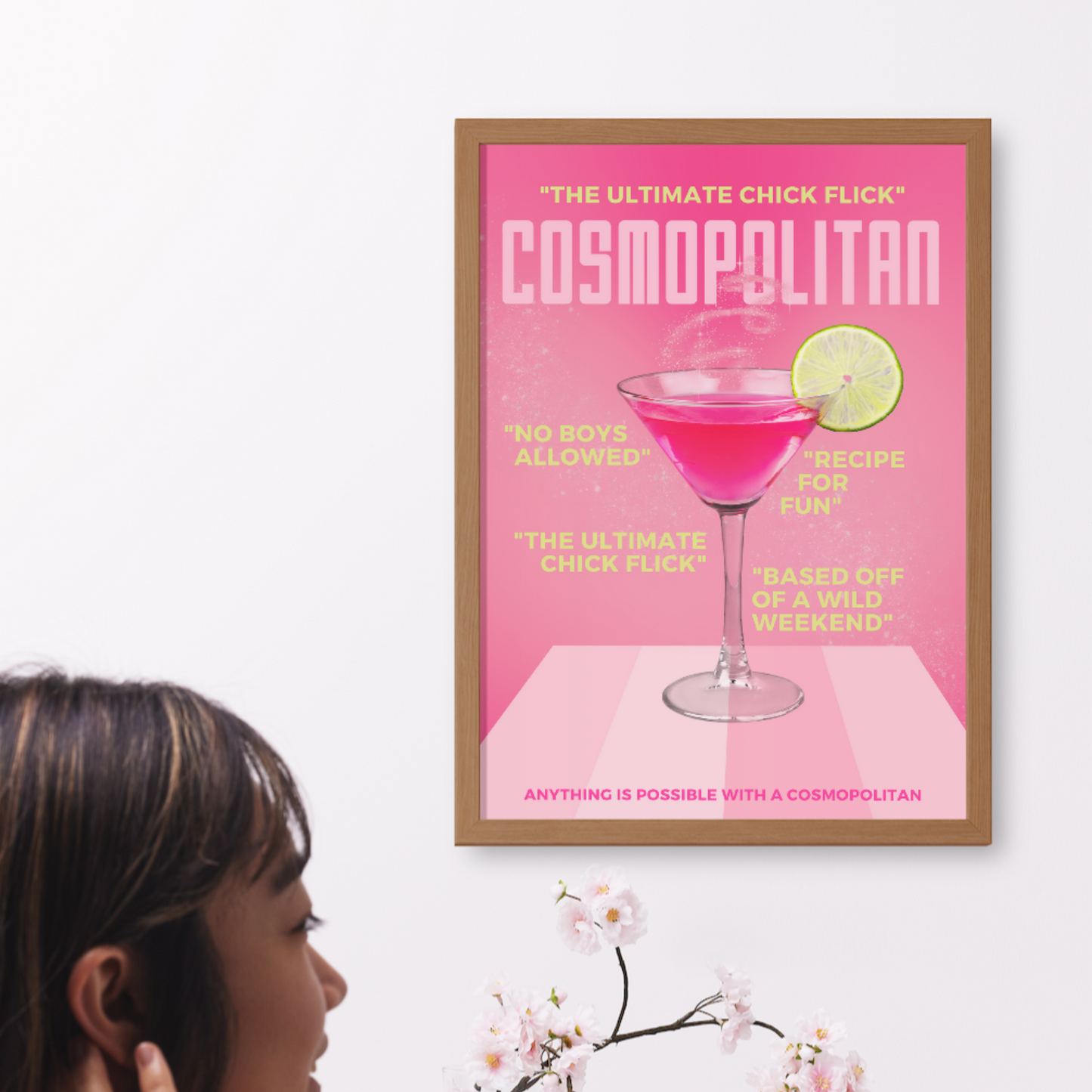 Cosmopolitan Movie Style Poster - Inspired by Sex & the City
