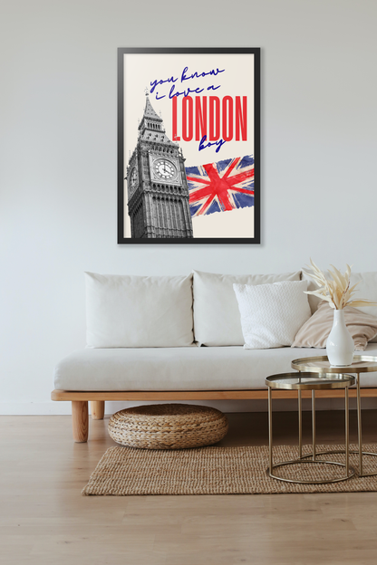 Taylor Swift Inspired Poster from "London Boy"