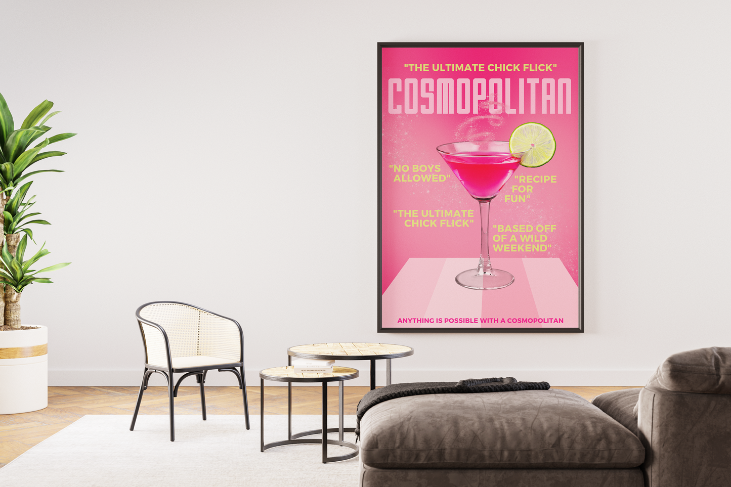 Cosmopolitan Movie Style Poster - Inspired by Sex & the City