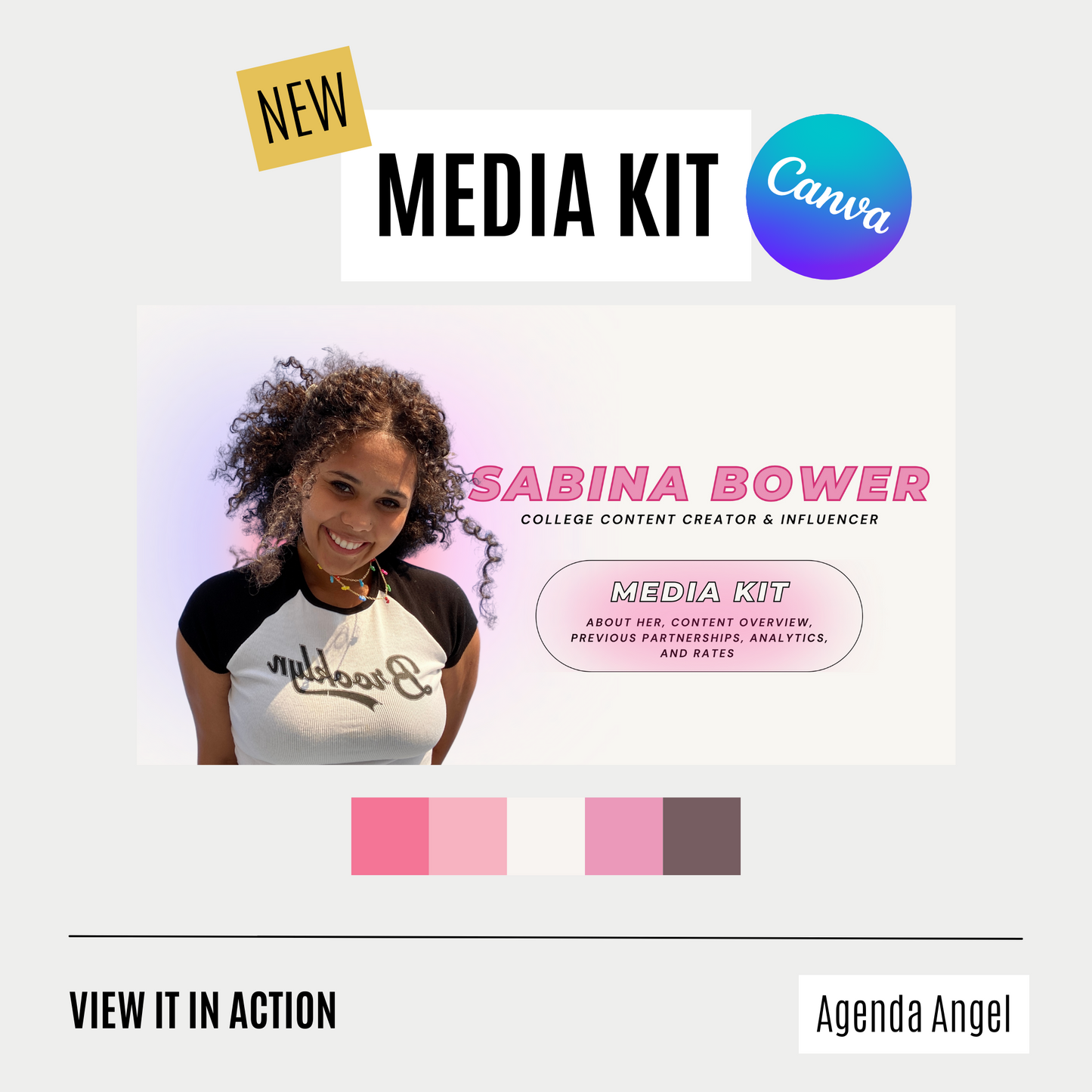 Media Kit - Canva Template