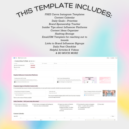 Content Creator Notion Template